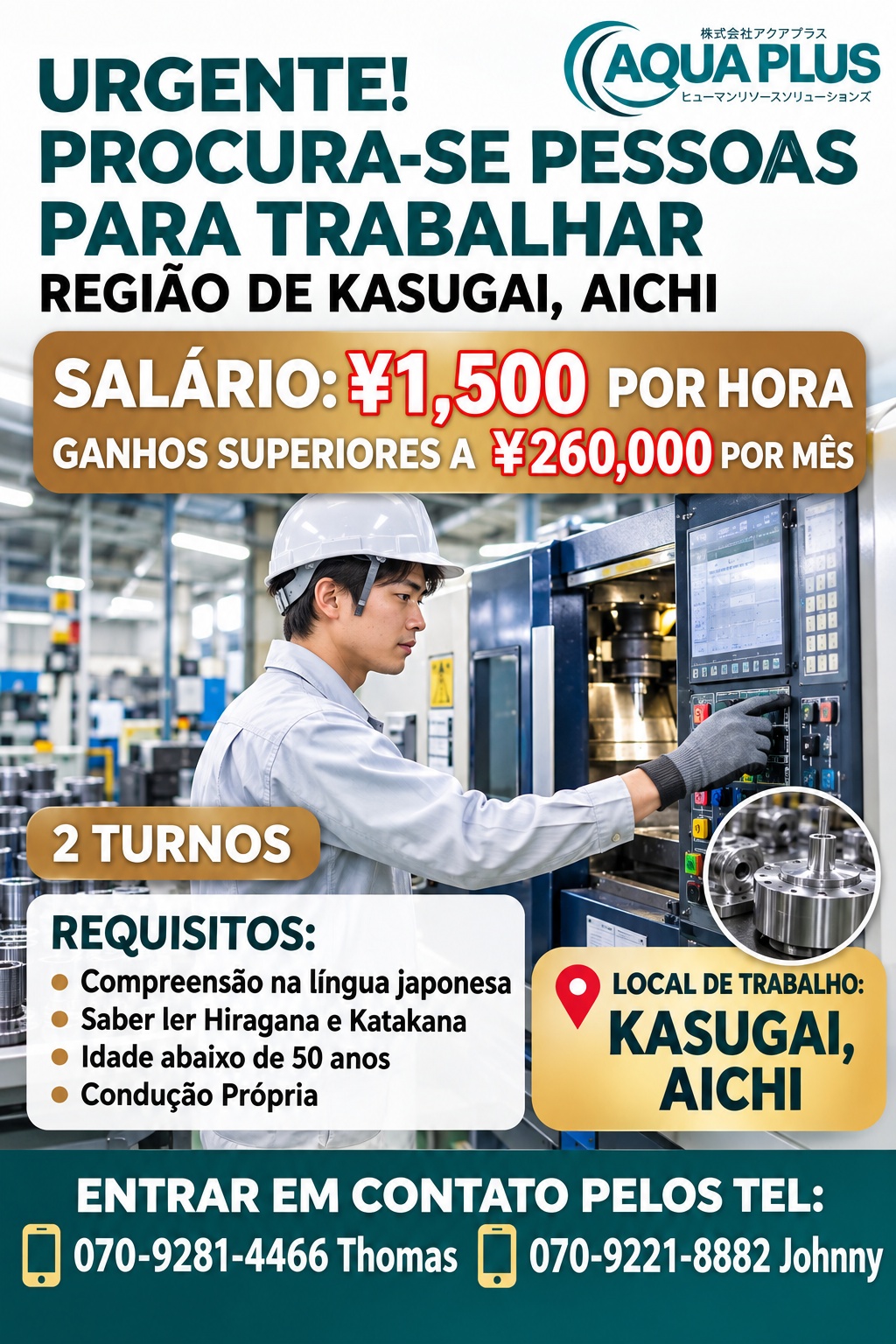 Operador de maquinas usinagem