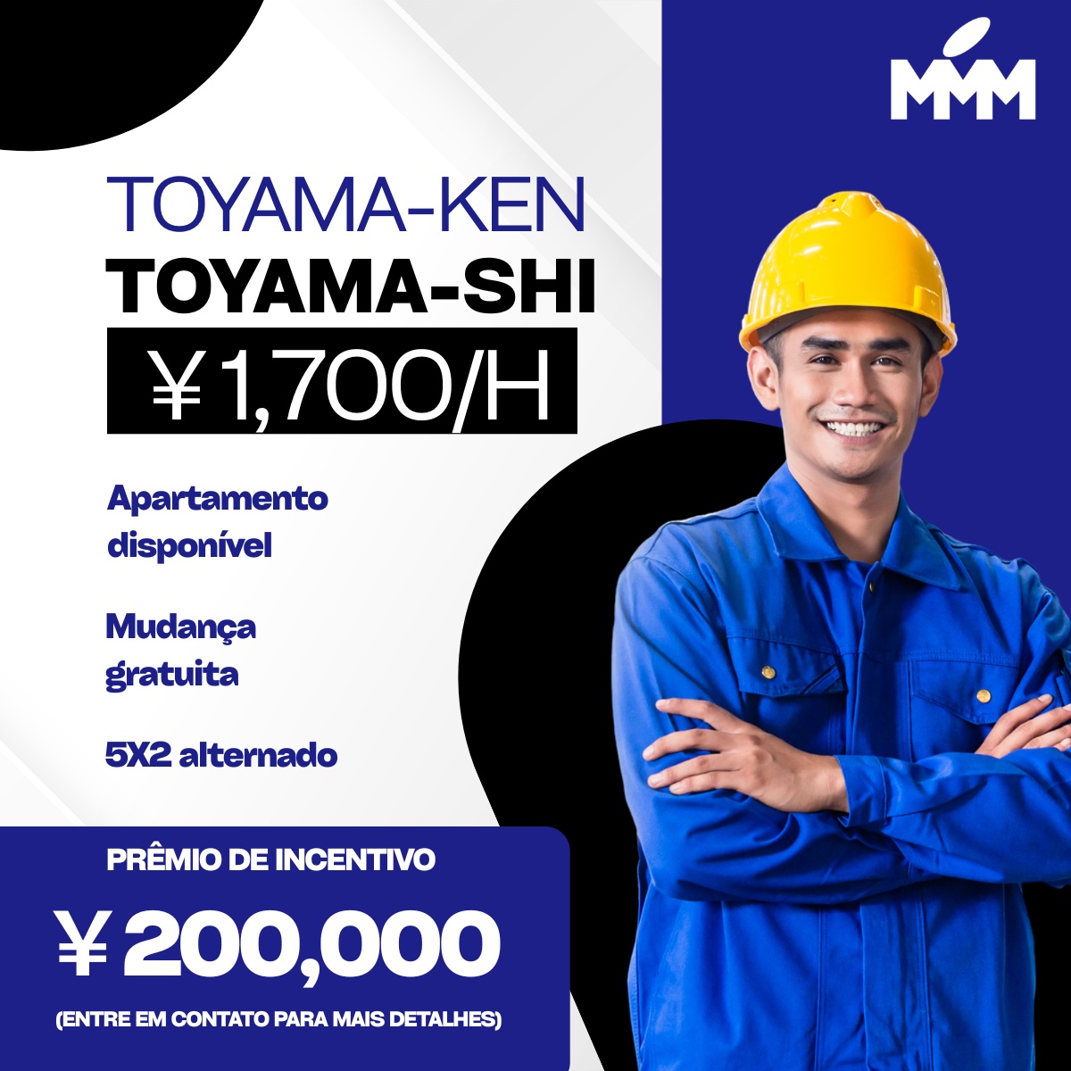 VAGAS PARA TOYAMA KEN TOYAMA SHI