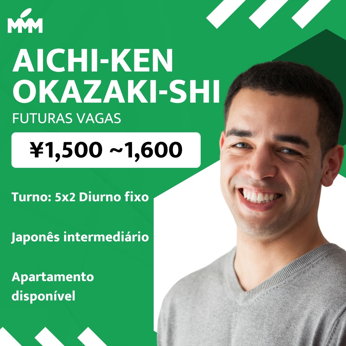 VAGAS PARA AICHI-KEN OKAZAKI-SHI