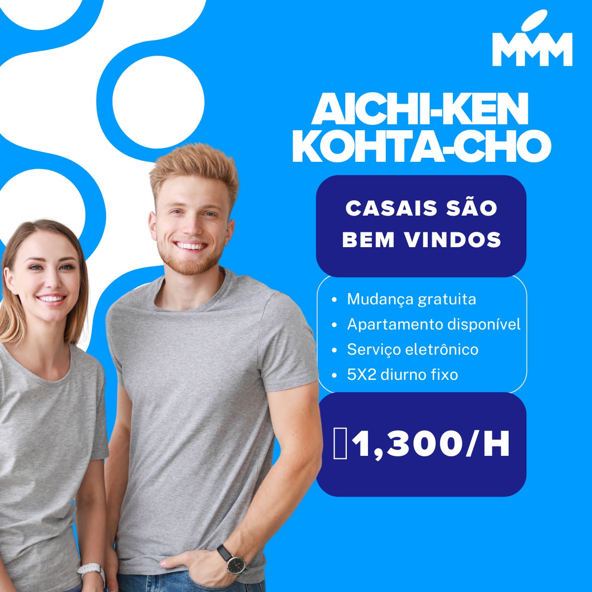 VAGAS PARA AICHI KEN KOHTA CHO