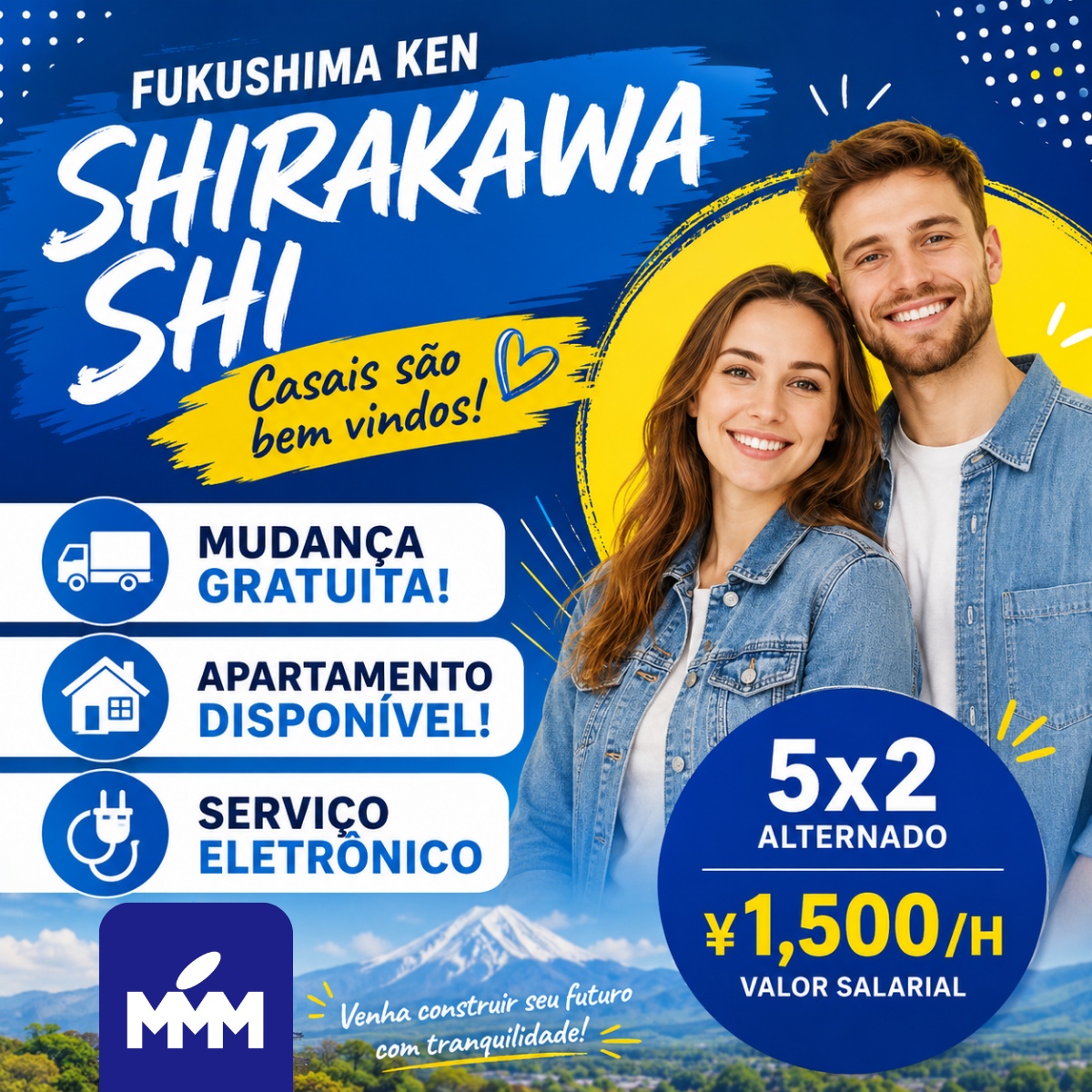VAGAS EM FUKUSHIMA KEN SHIRAKAWA SHI