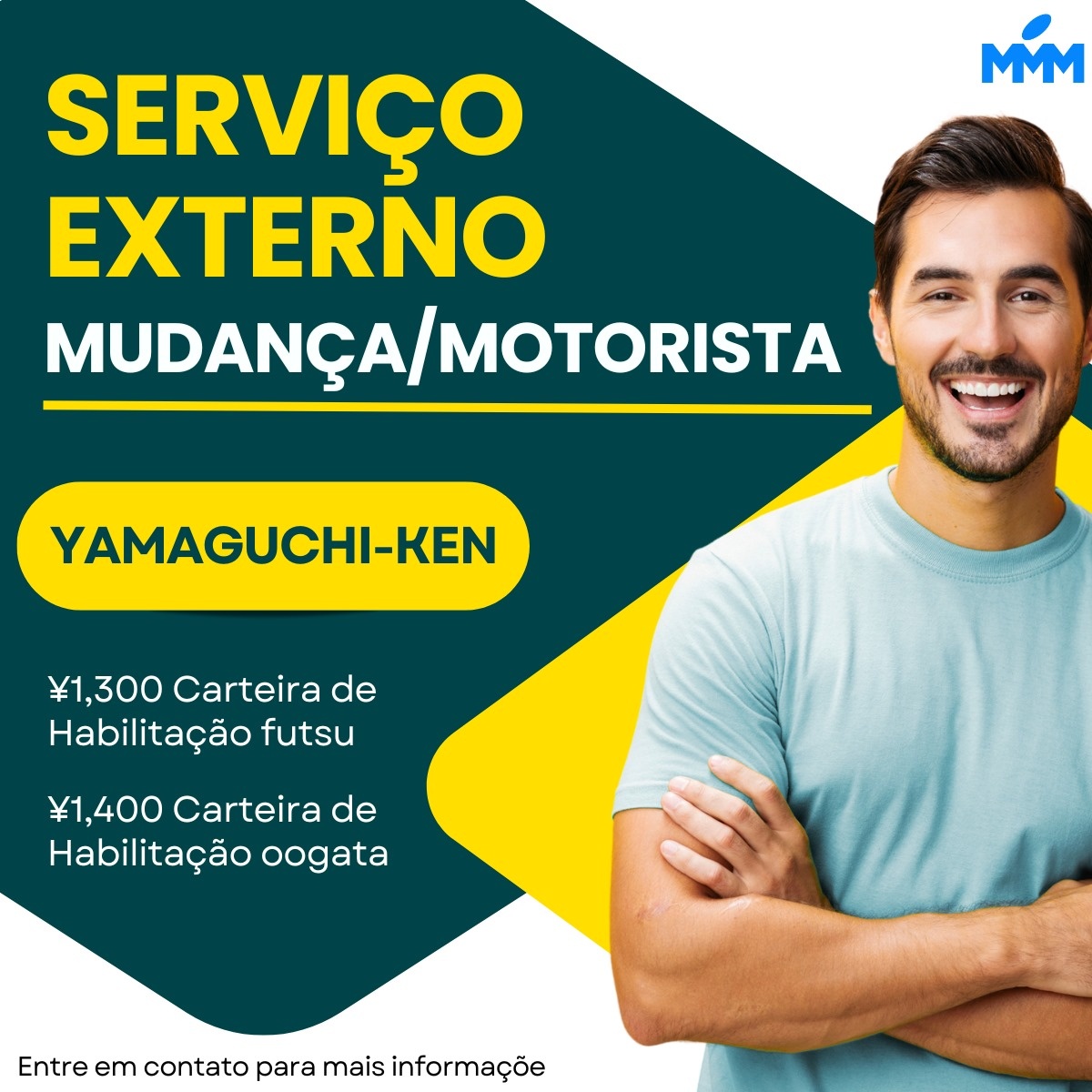 VAGAS PARA SERVIÇO EXTERNO