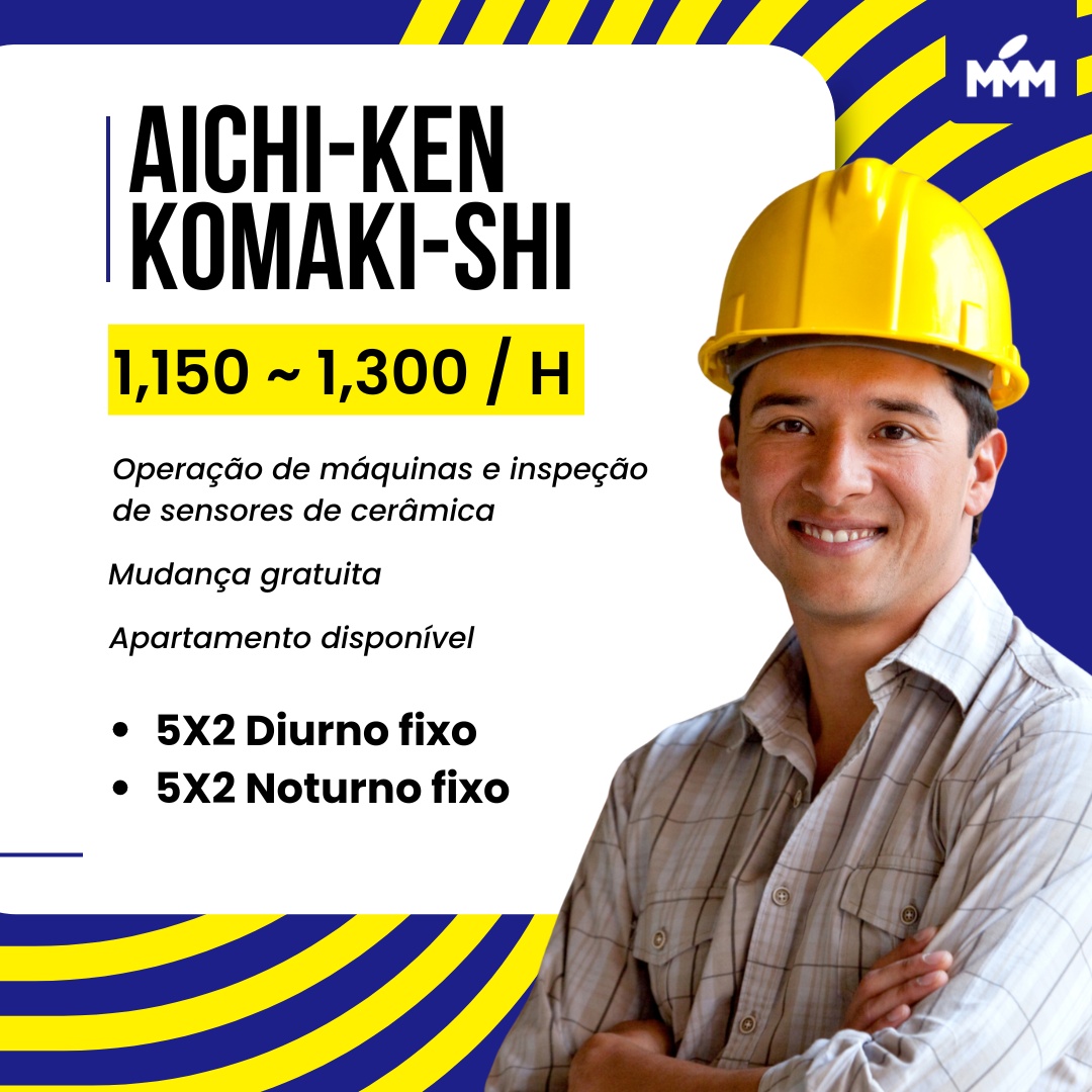 VAGAS EM AICHI KEN KOMAKI SHI