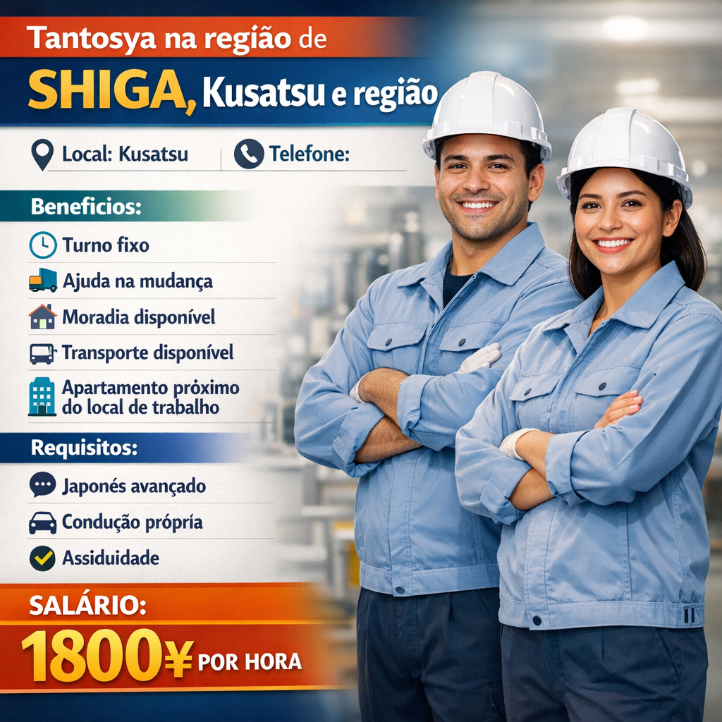 Tantosya na regiao de SHIGA, Kusatsu e regiao