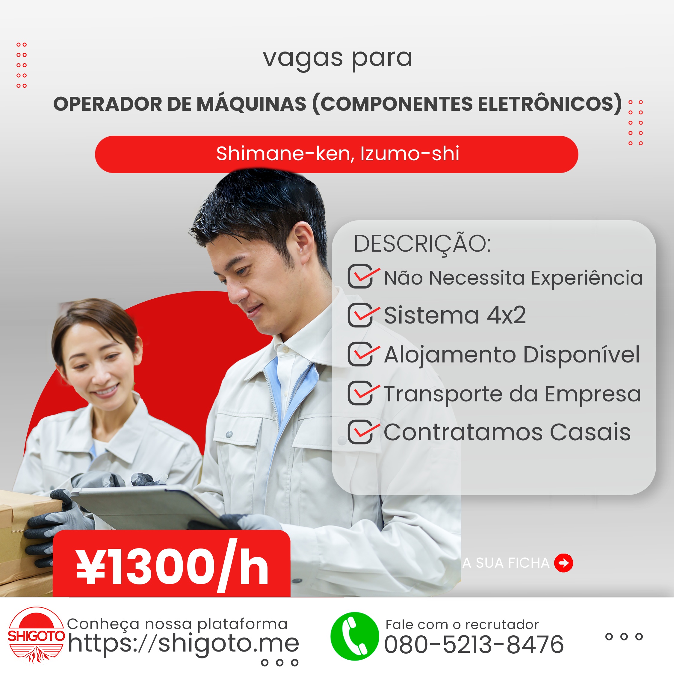 Operador de Máquinas (Componentes Eletrônicos)