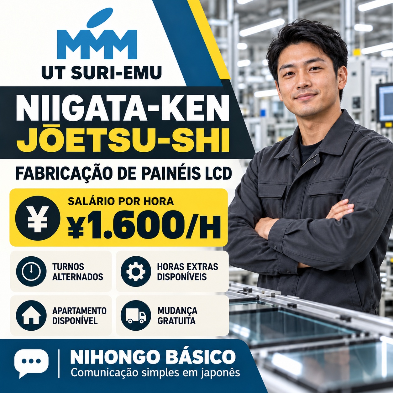 VAGAS PARA NIIGATA-KEN JOETSU-SHI